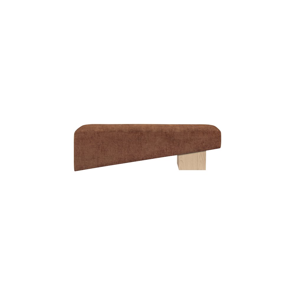 Alora Cognac Fabric Bench