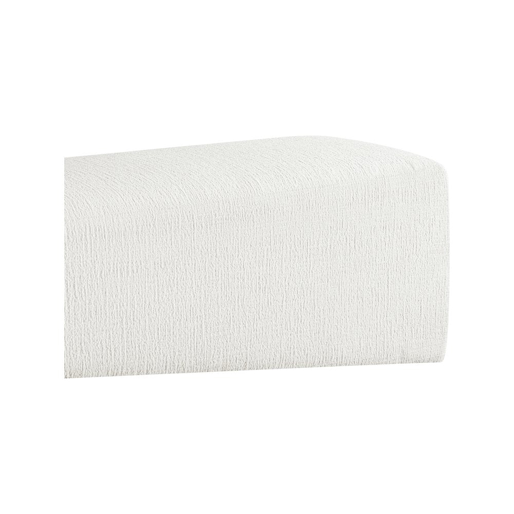 Alora Cream Fabric Bench