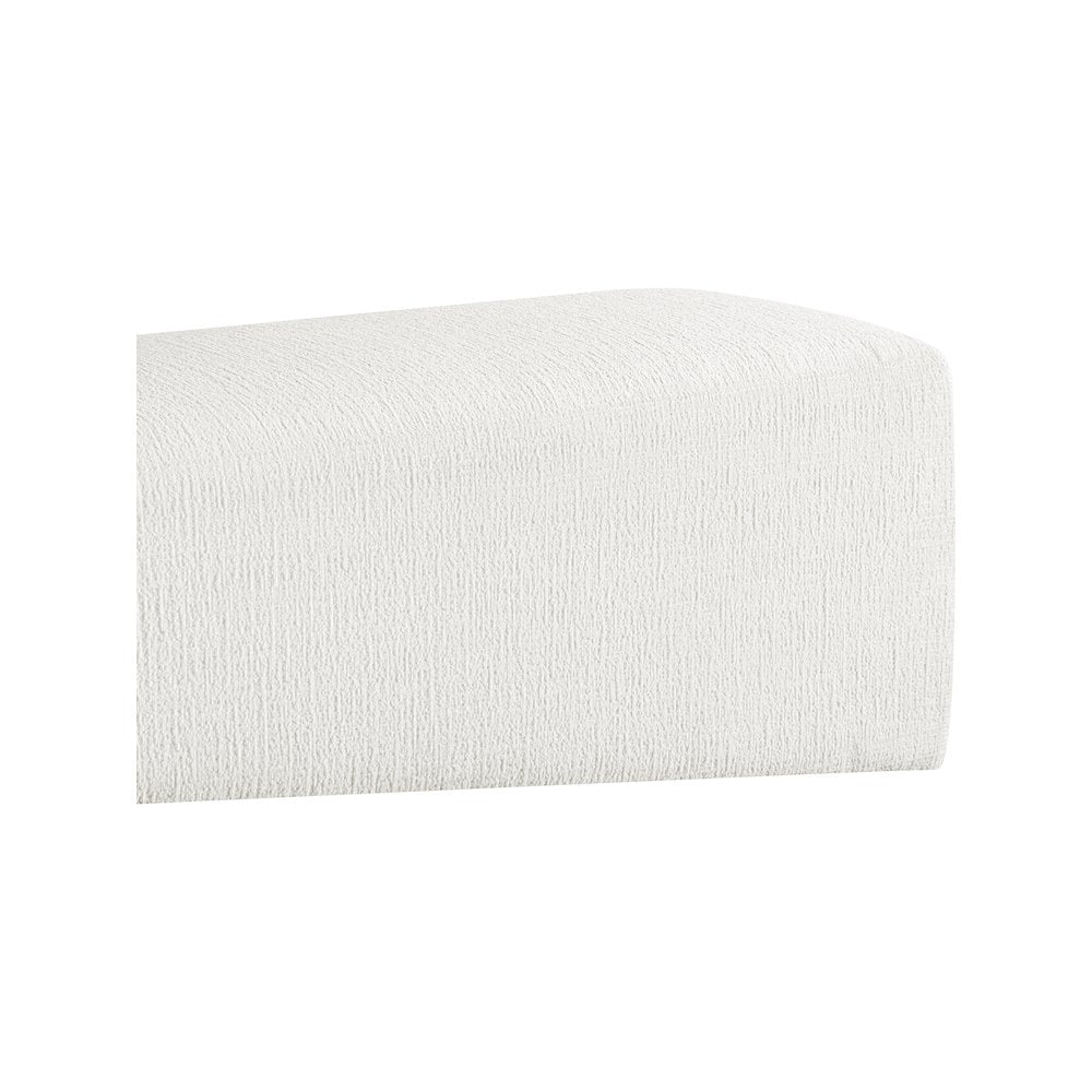 Alora Cream Fabric Bench