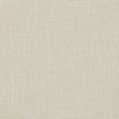 Larea Cream Linen Textured Fabric Upholstered Ottoman