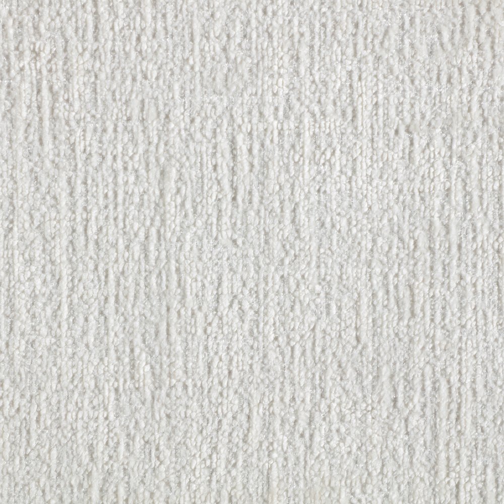 Priscilla Cream Linen Textured Fabric Bench