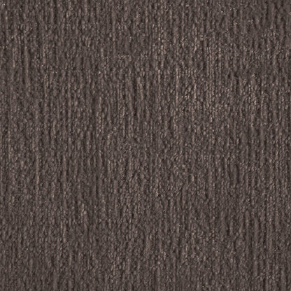 Savoy Brown Velour Fur Fabric Bench
