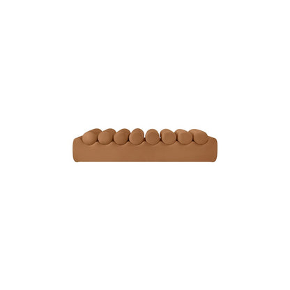 Rumble Cognac Vegan Leather Bench