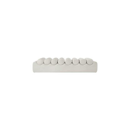 Rumble Cream Vegan Leather Bench
