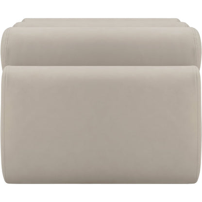 Rumble Taupe Vegan Leather Bench