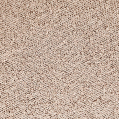 Apollo Beige Boucle Fabric Bench