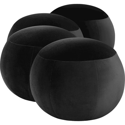 Apollo Black Velvet Bench