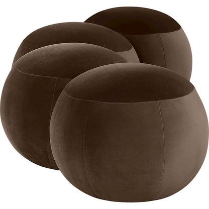 Apollo Brown Velvet Bench