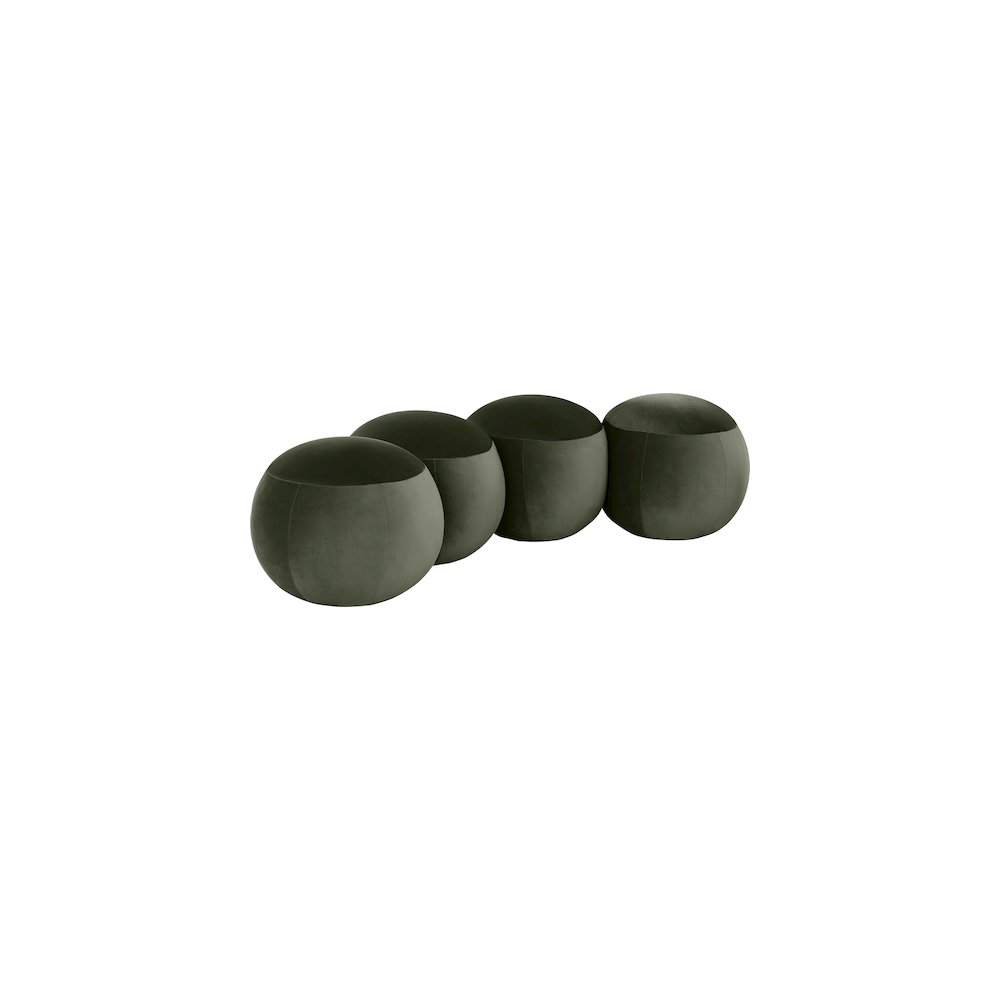 Apollo Green Velvet Bench