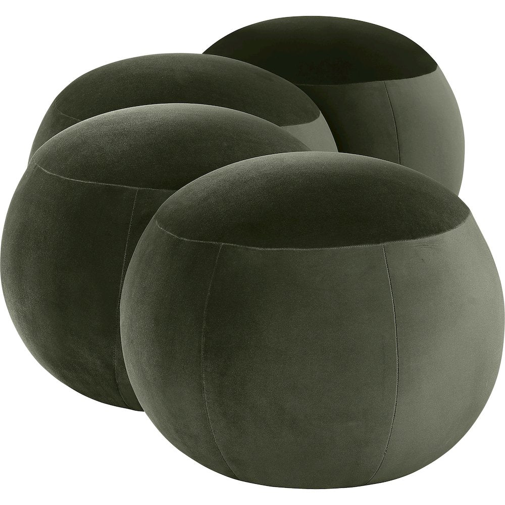 Apollo Green Velvet Bench