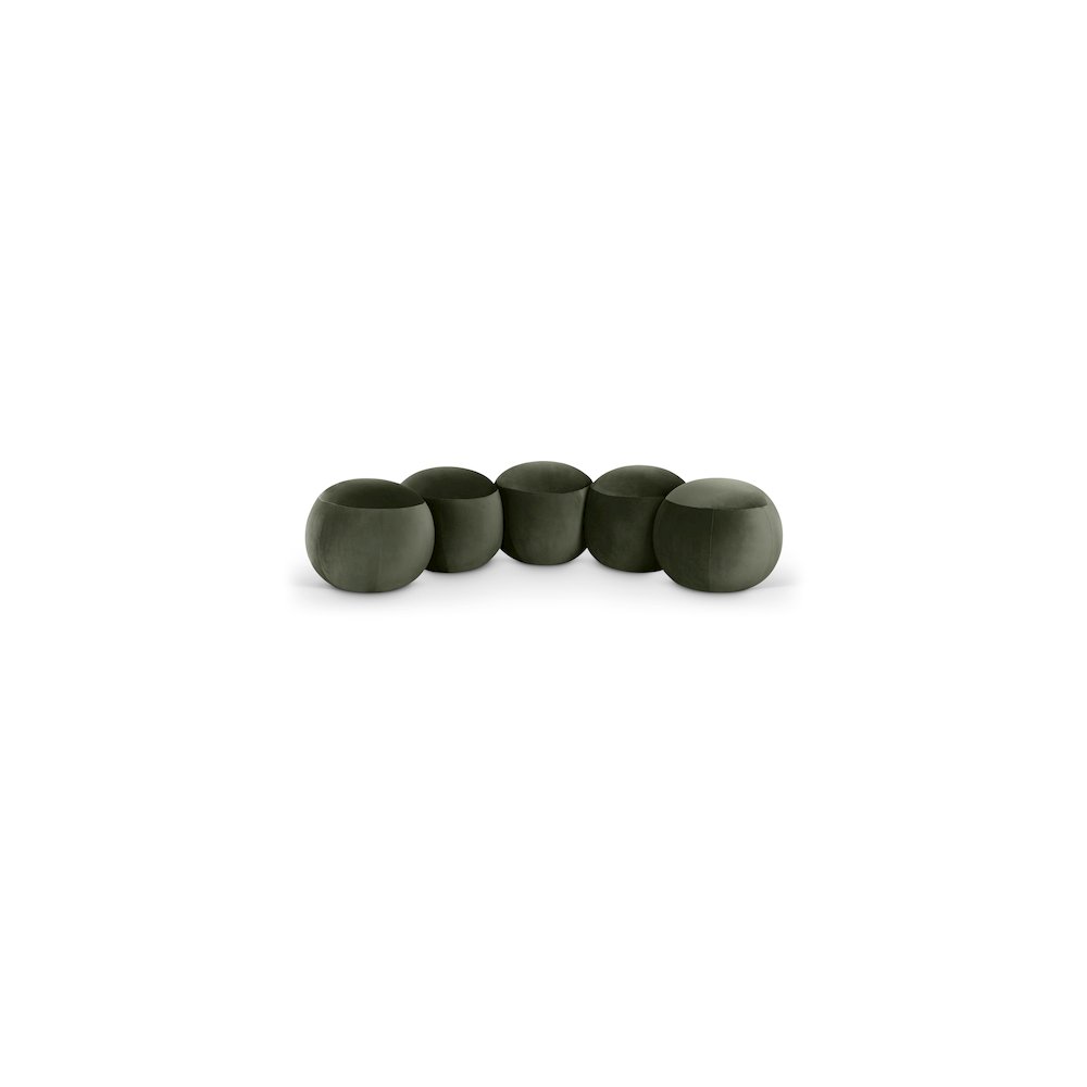 Apollo Green Velvet Bench