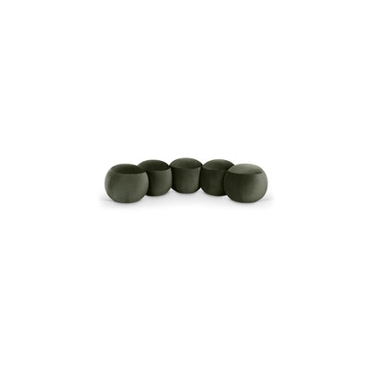 Apollo Green Velvet Bench