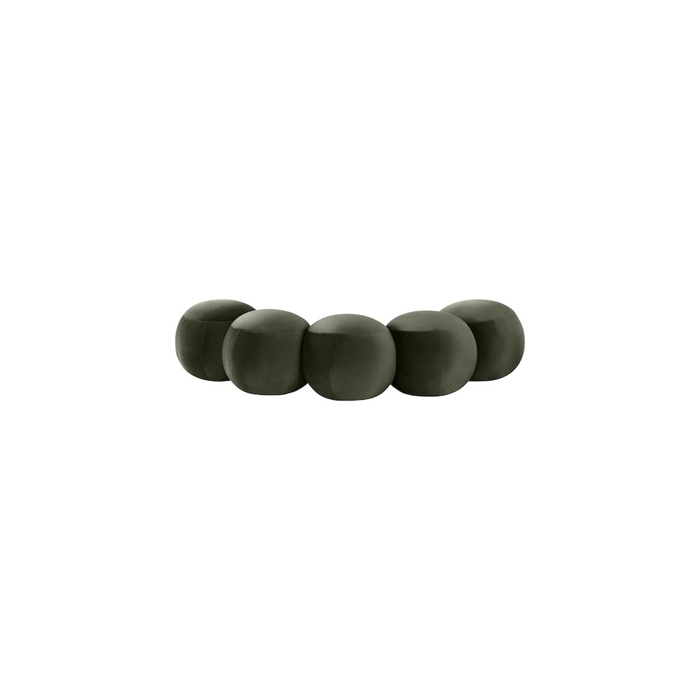 Apollo Green Velvet Bench