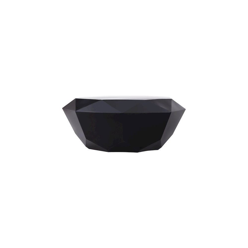 Gemma Matte Black Coffee Table