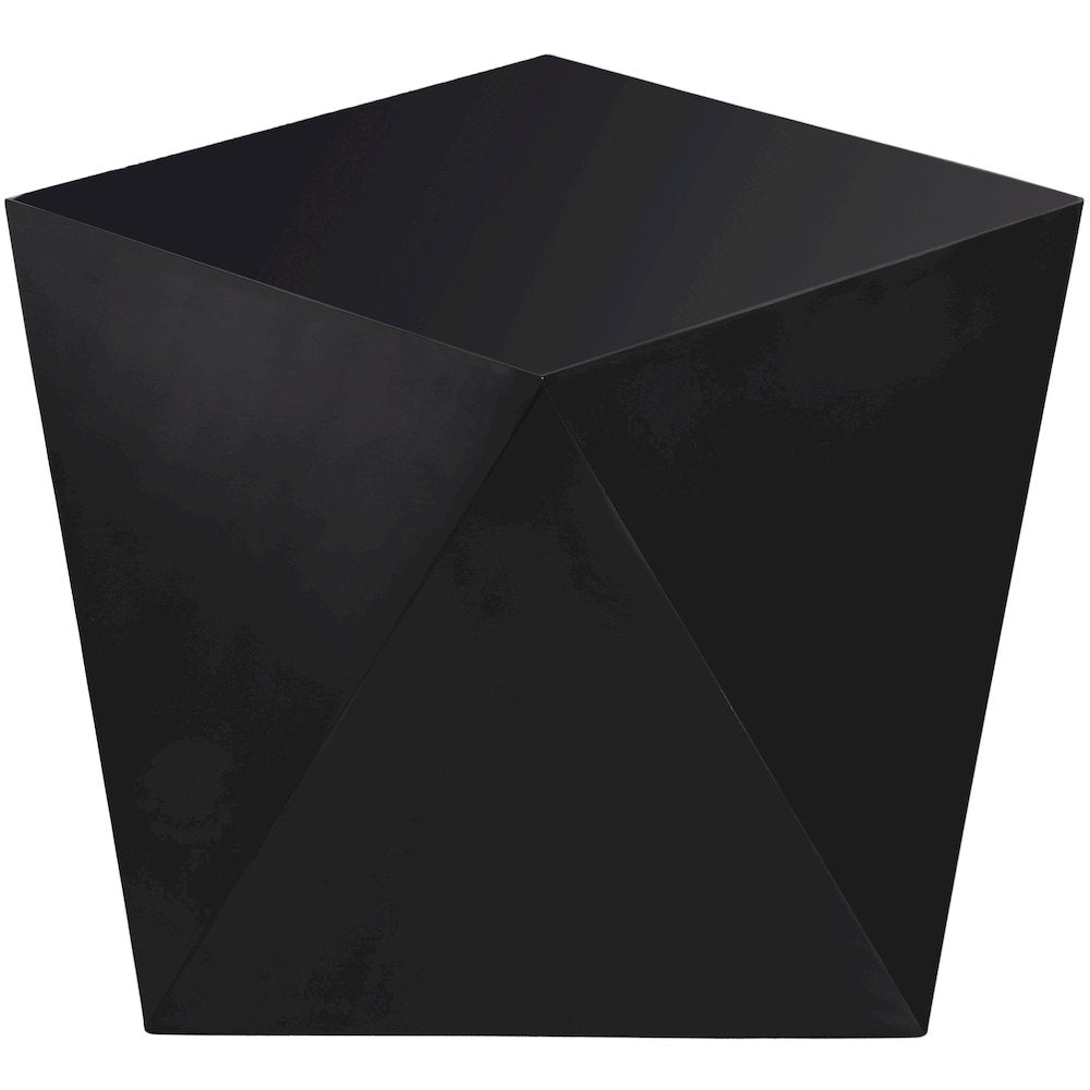 Gemma Matte Black End Table