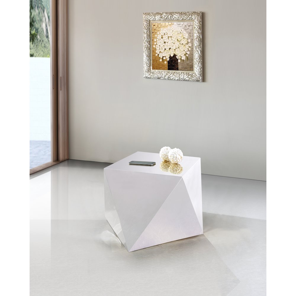 Gemma Silver End Table