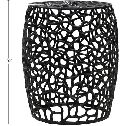 Priya Black End Table