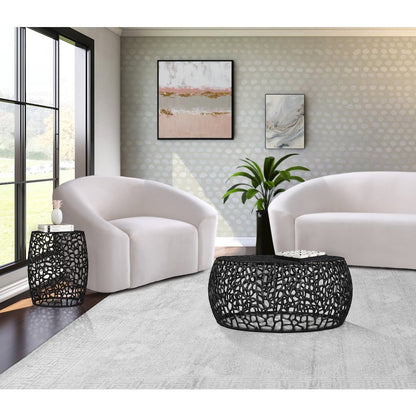 Priya Black End Table