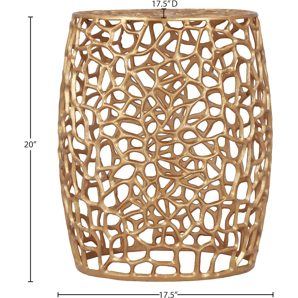 Priya Gold End Table