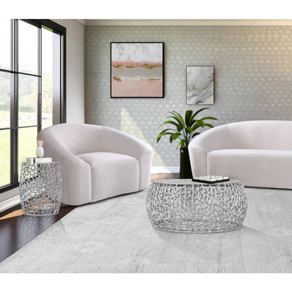 Priya Silver End Table