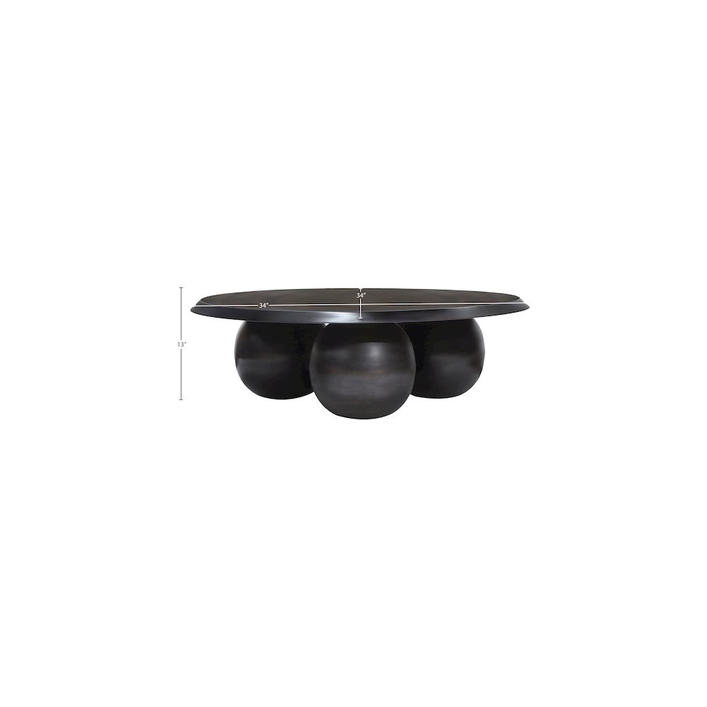 Globus Black Coffee Table