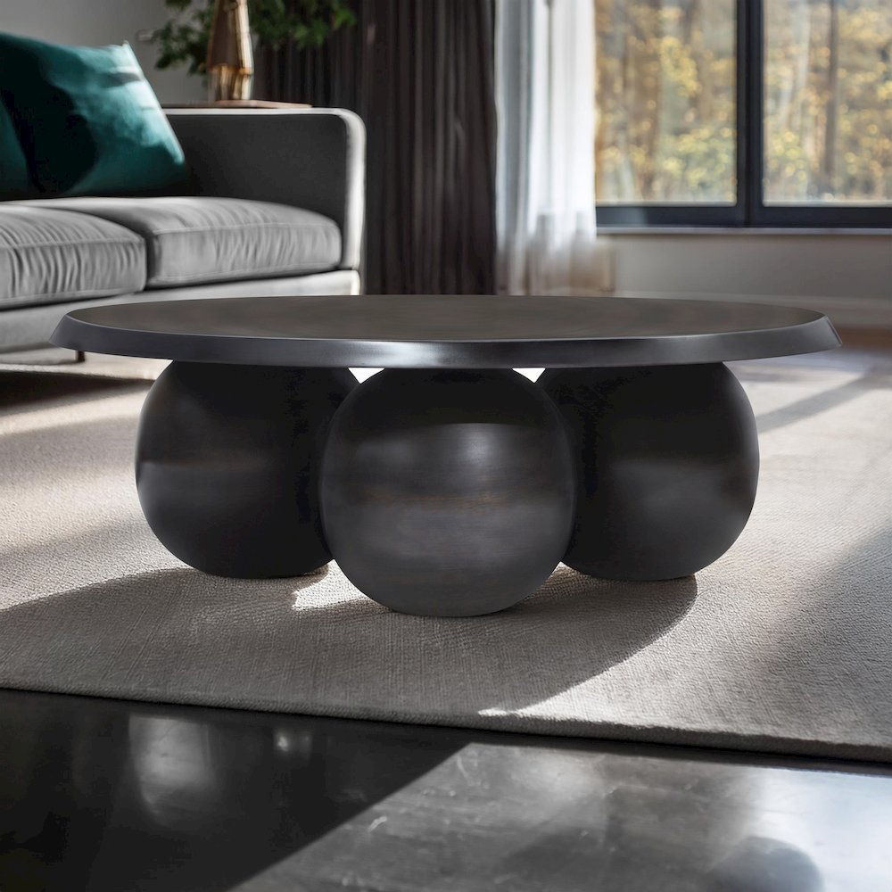 Globus Black Coffee Table