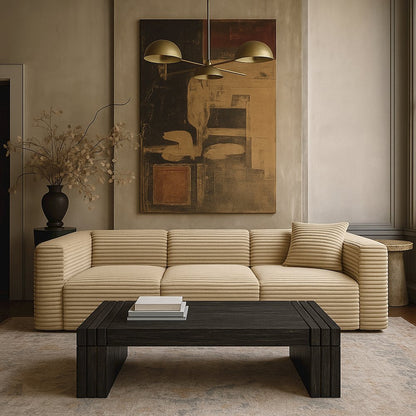 Stanton Black Oak Veneer And Solid Wood Coffee Table