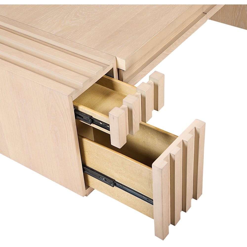 Stanton Natural Oak Veneer And Solid Wood Coffee Table