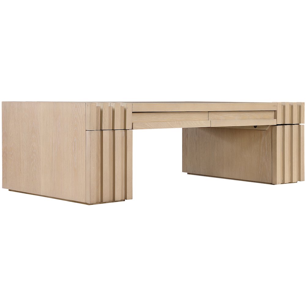 Stanton Natural Oak Veneer And Solid Wood Coffee Table