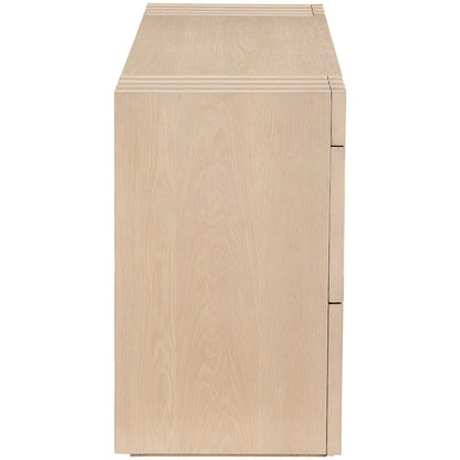 Stanton Natural Oak Veneer And Solid Wood Console Table
