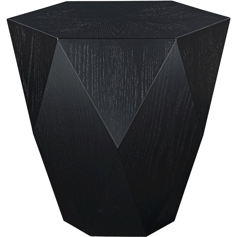 Diamante Black End Table
