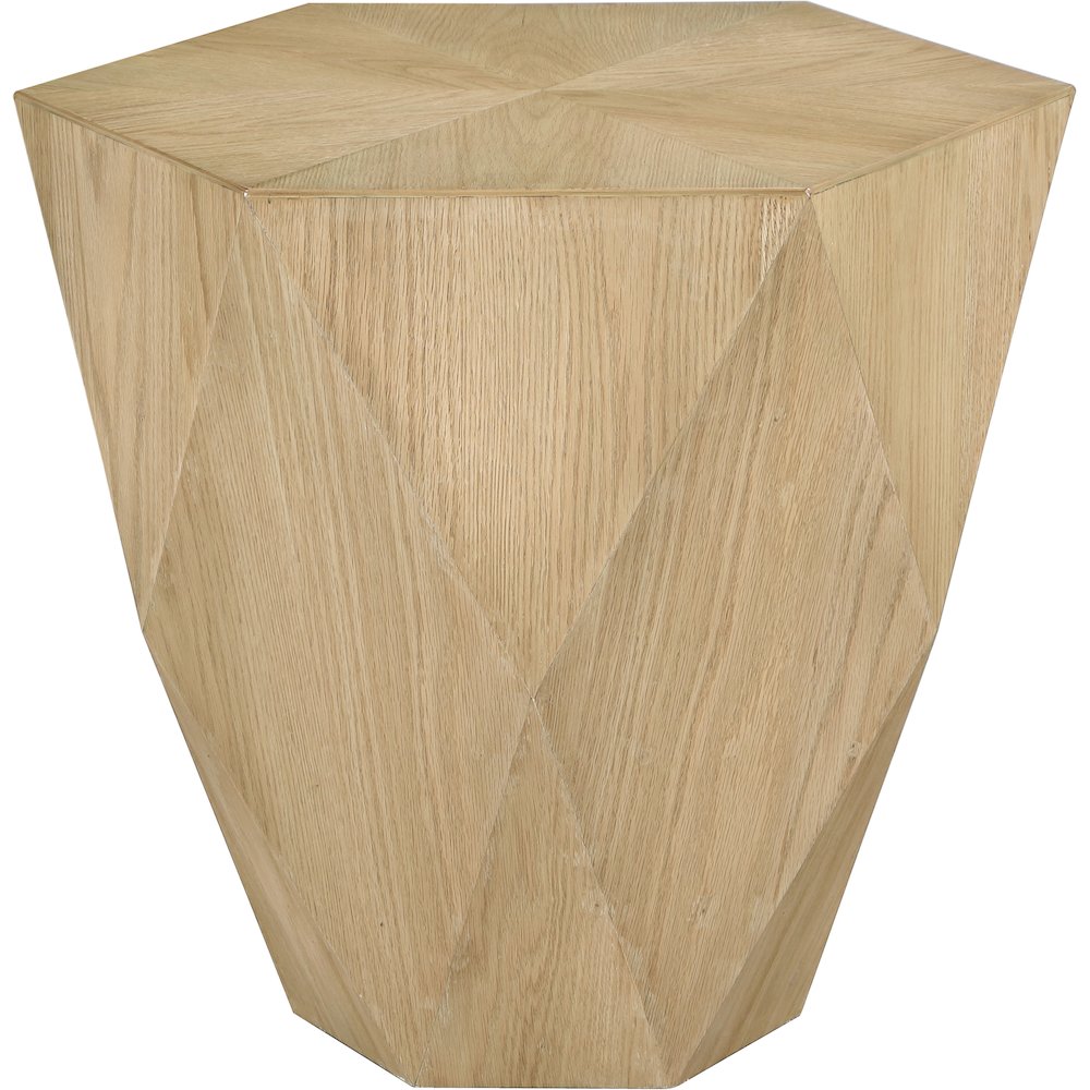 Diamante Oak End Table