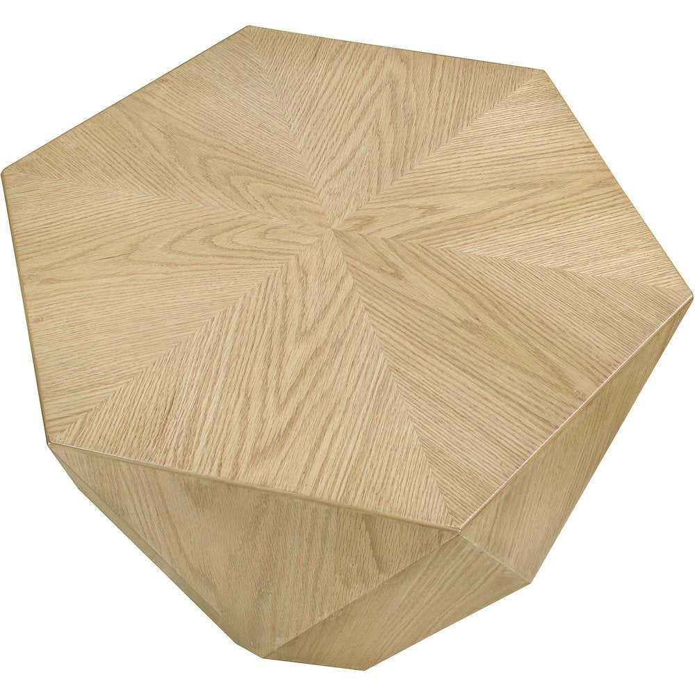 Diamante Oak End Table