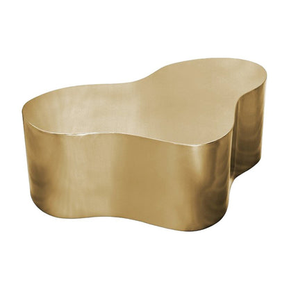 Iron and MDF Modern Rectangle Cocktail Table for Living Room