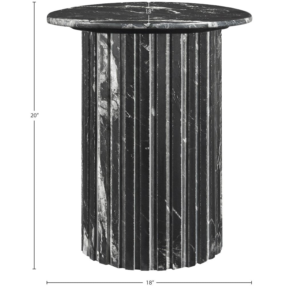Genoa Black End Table