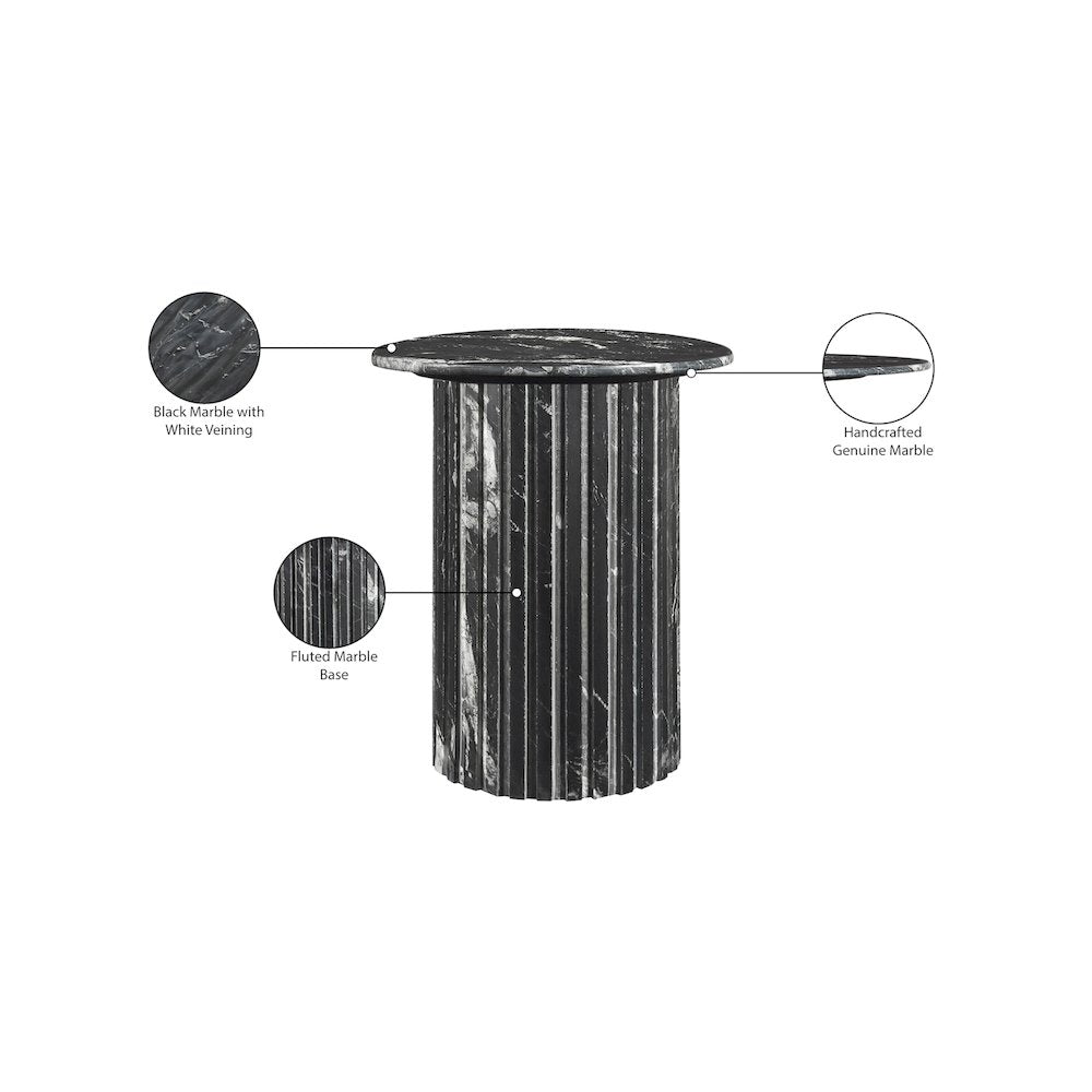 Genoa Black End Table