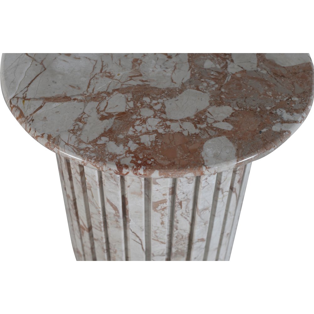 Genoa Cream Marble End Table