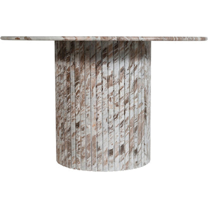 Genoa 48" Brown Marble Dining Table