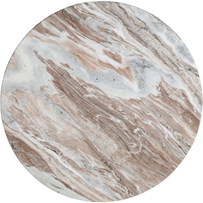Genoa 48" Brown Marble Dining Table