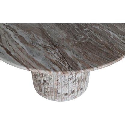 Genoa 48" Brown Marble Dining Table