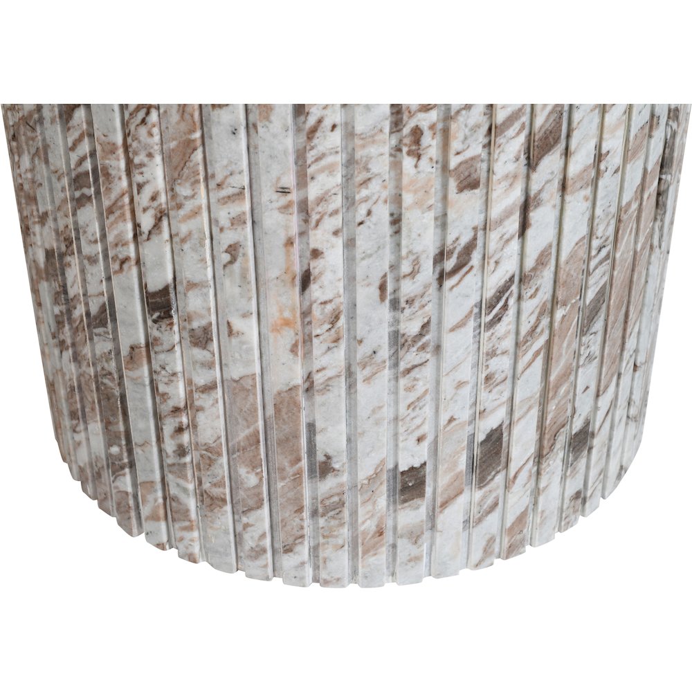 Genoa 48" Brown Marble Dining Table