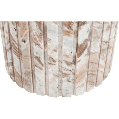 Genoa Brown Marble End Table