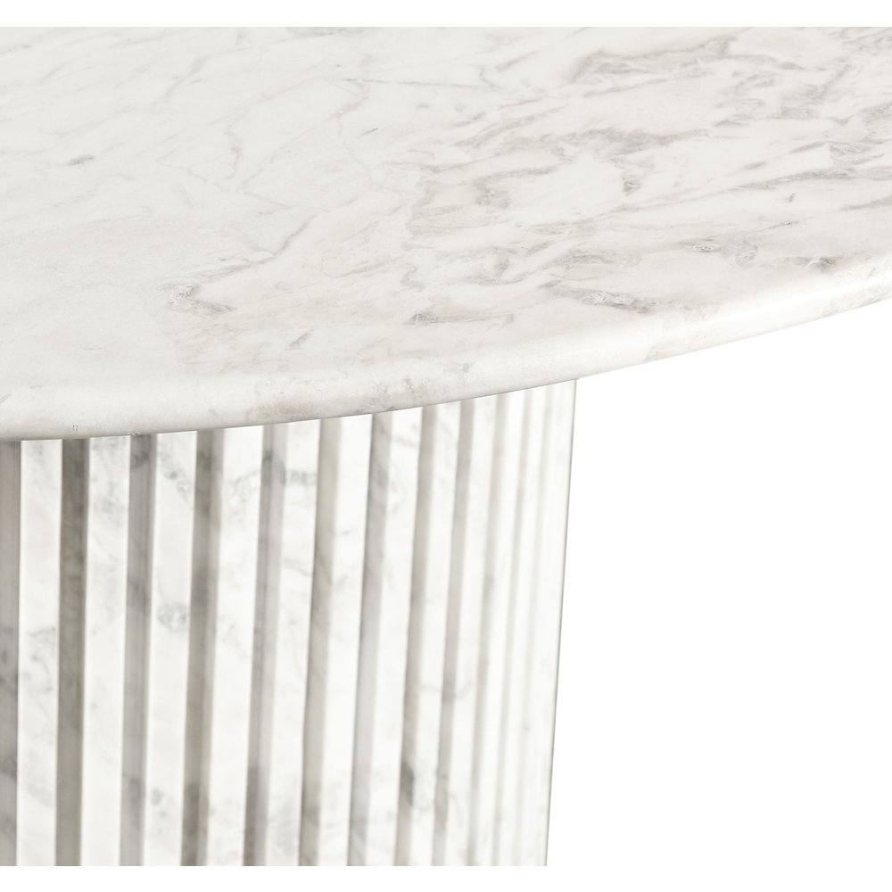Genoa White Dining Table