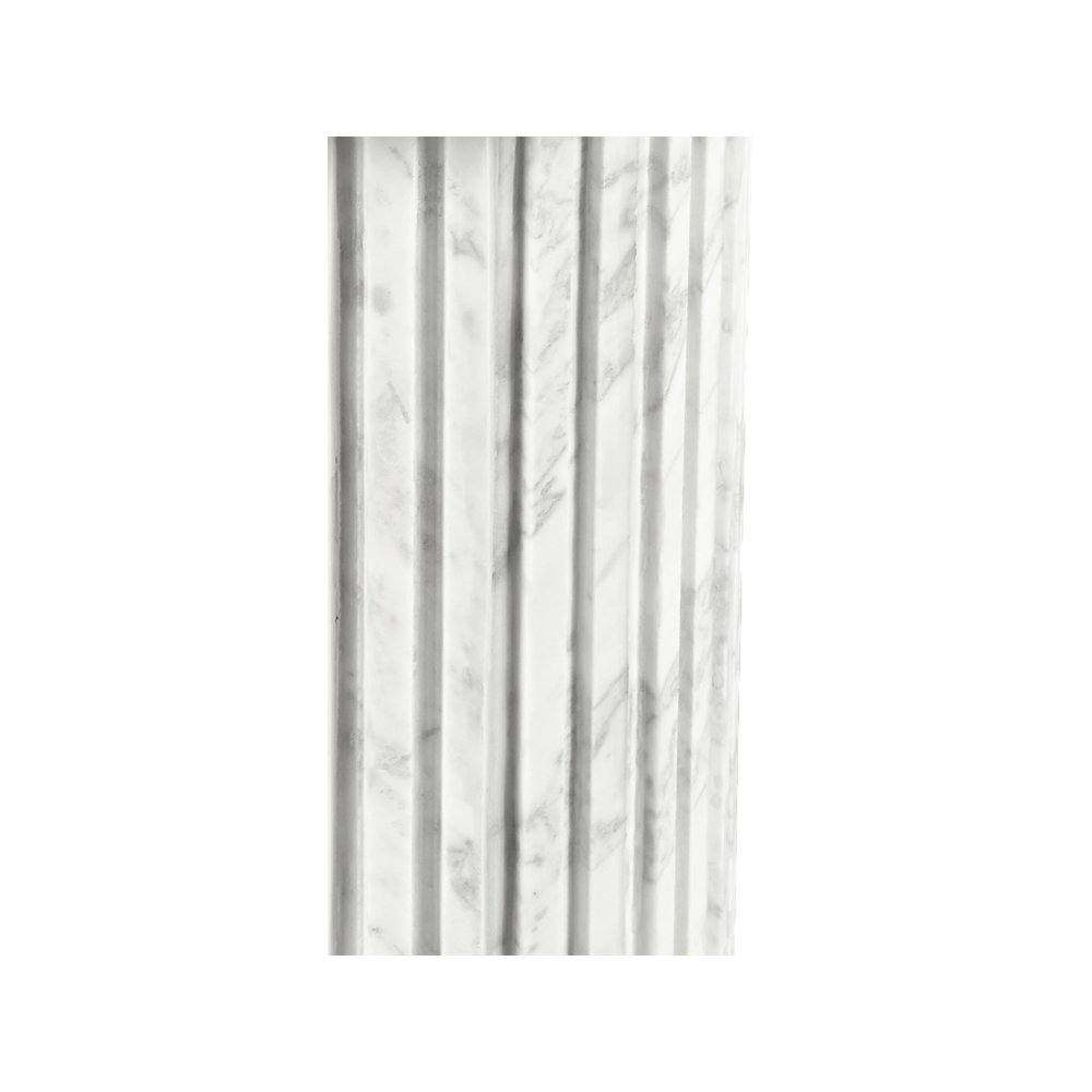 Genoa White End Table