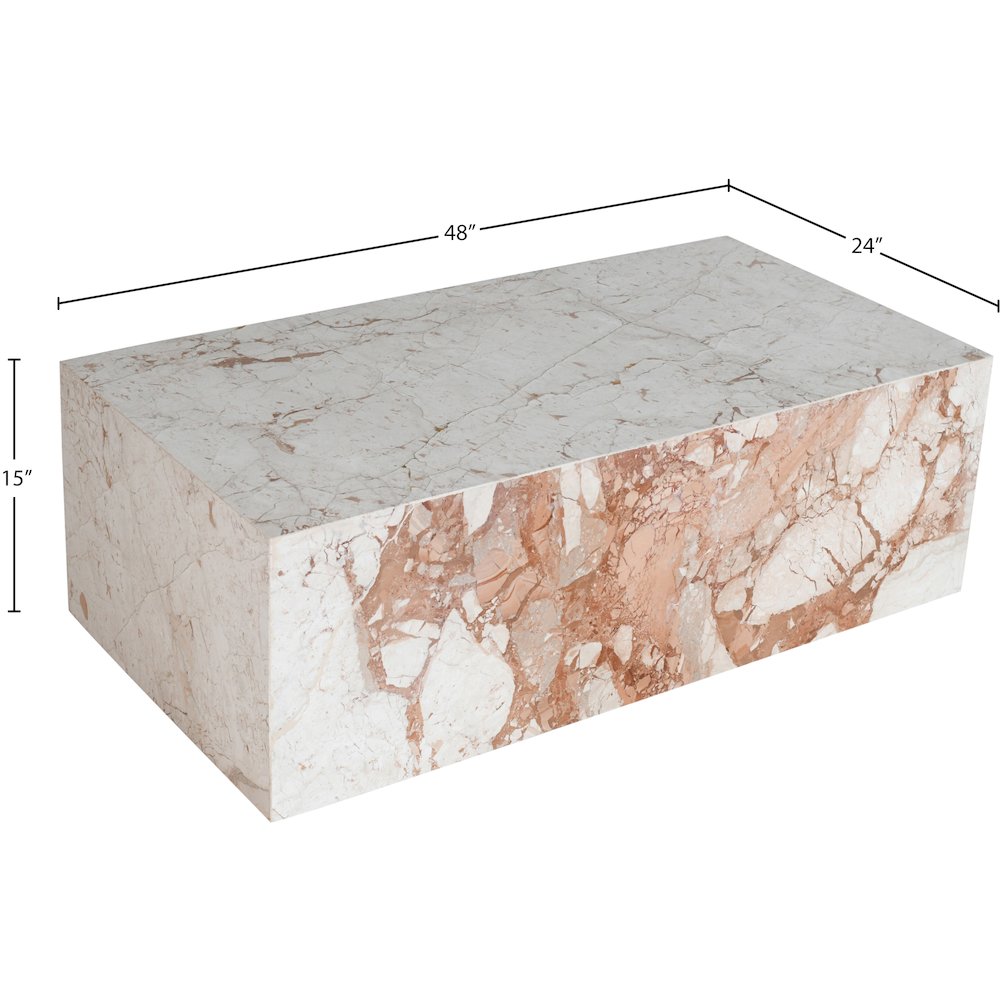 Bolzano Cream Marble Coffee Table