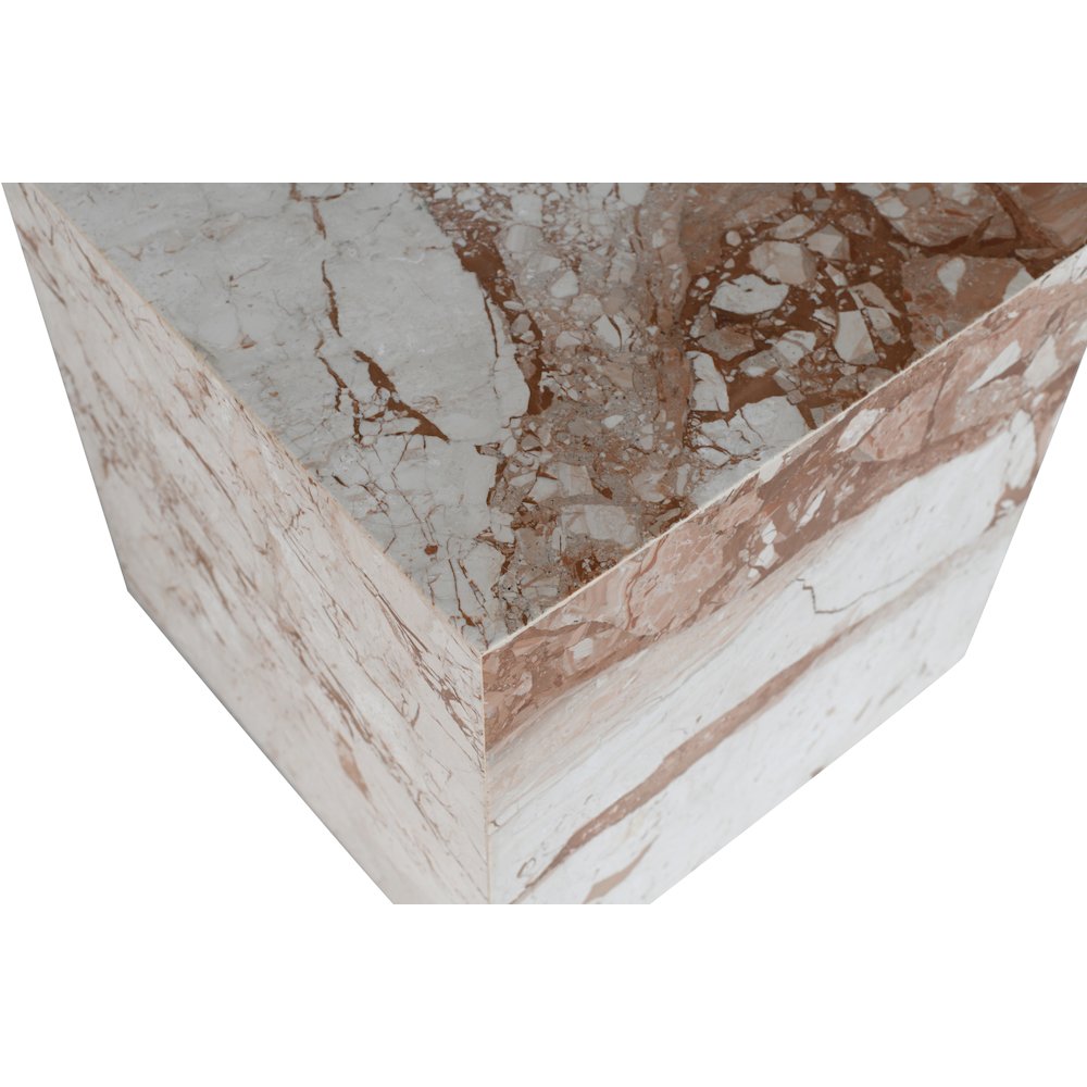Bolzano Cream Marble End Table