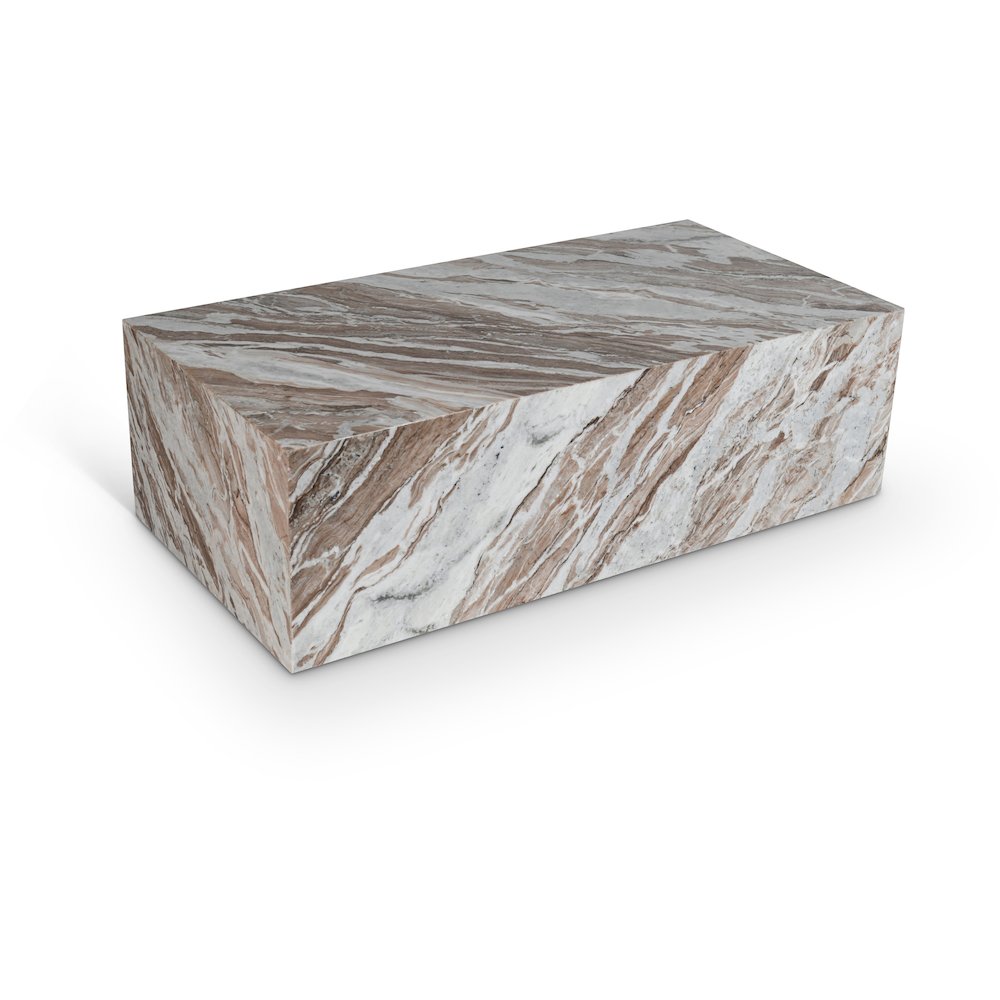 Bolzano Brown Marble Coffee Table