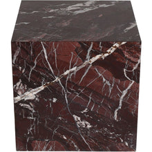 Bolzano Red Marble End Table