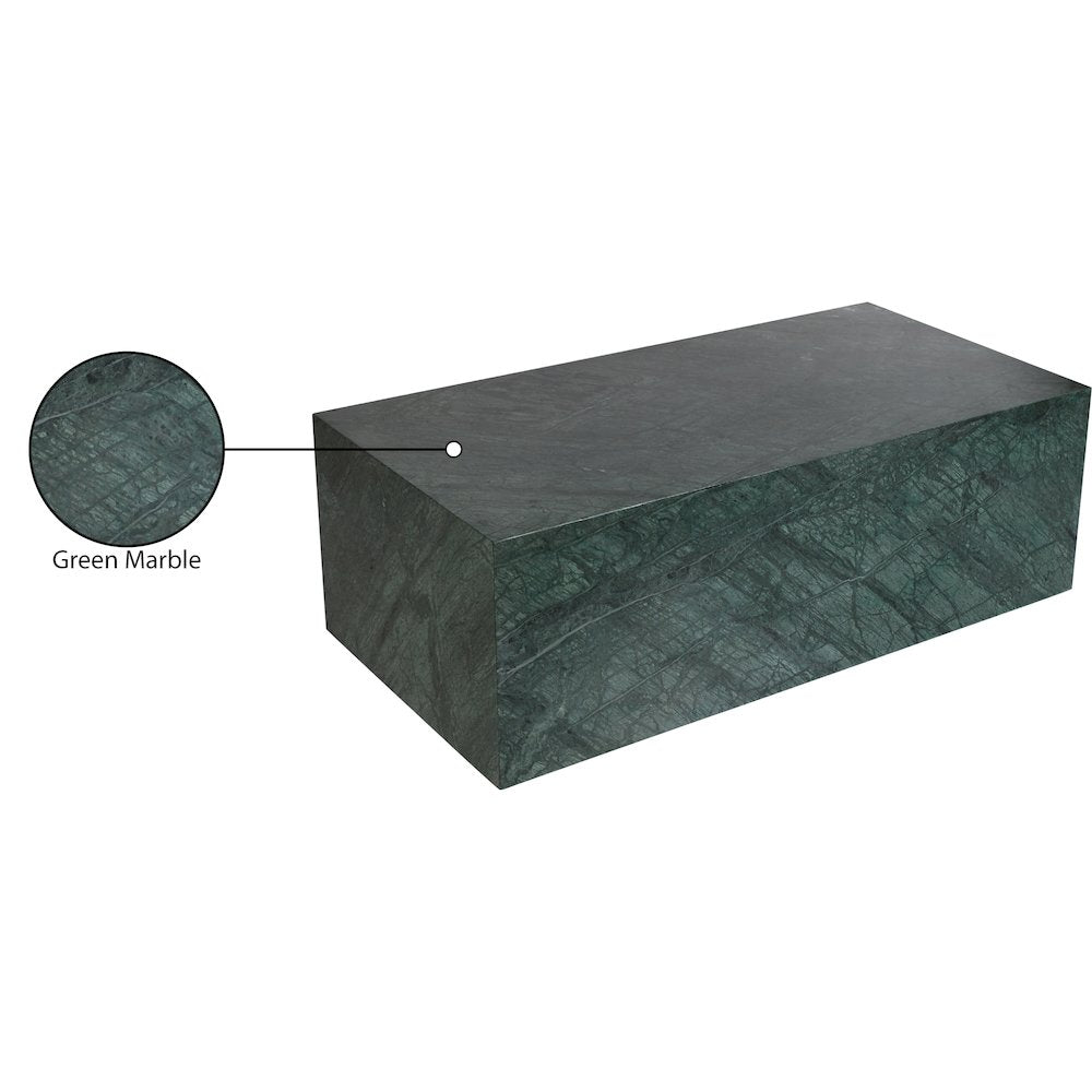 Bolzano Green Marble Coffee Table