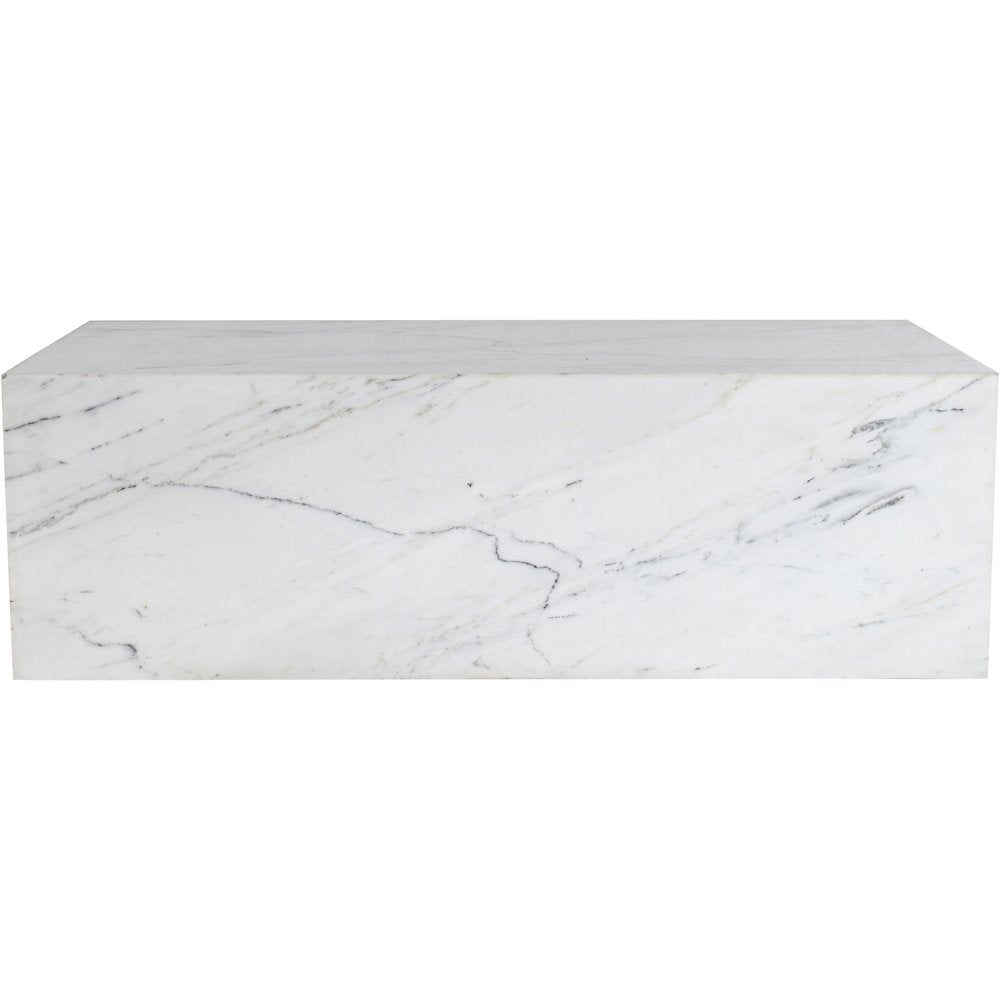 Bolzano White Marble Coffee Table